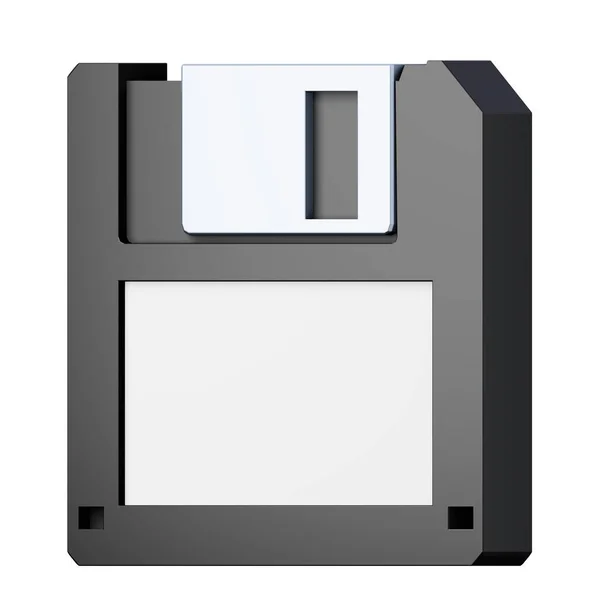 Floppy disk high quality 3D render illustration. Save data information concept icon. — Stock Photo, Image