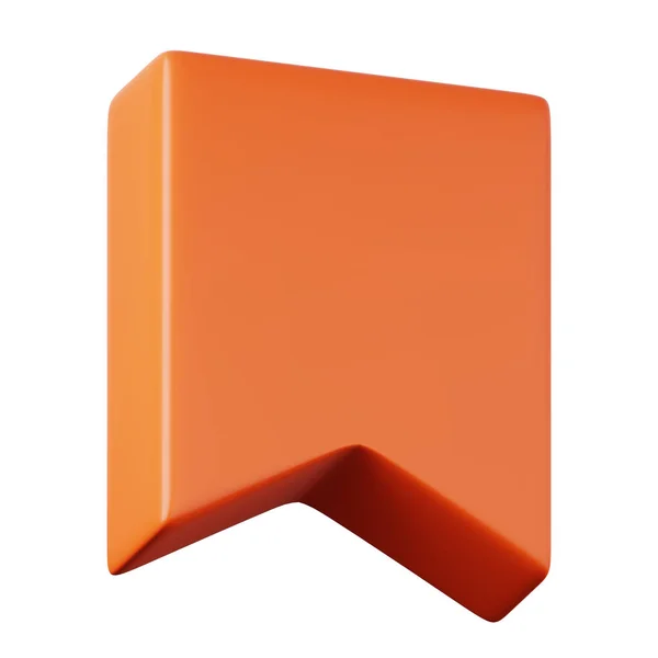 Marcador vermelho ícone de ilustração de renderização 3D de alta qualidade. — Fotografia de Stock