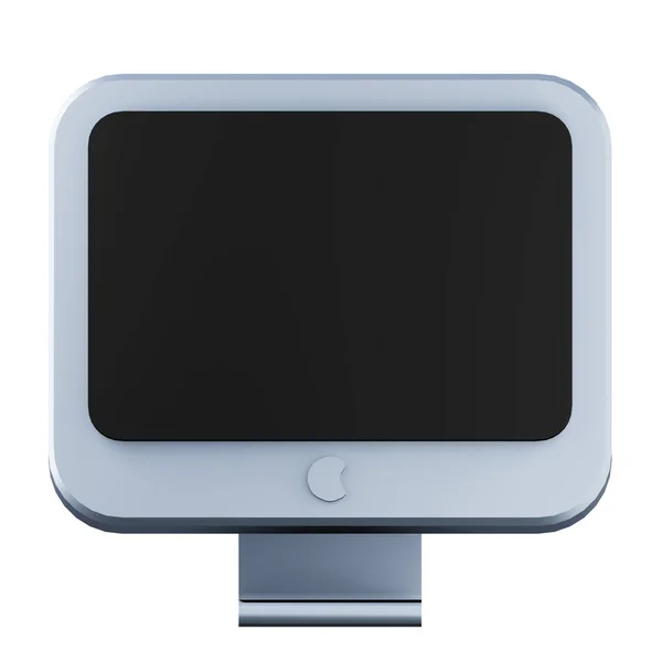 Desktop-Computer hohe Qualität 3D-Darstellung Illustration Symbol. — Stockfoto