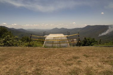 Hang gliding launch ramp at Eungella at the head of the Pioneer Valley, Queensland, Australia.