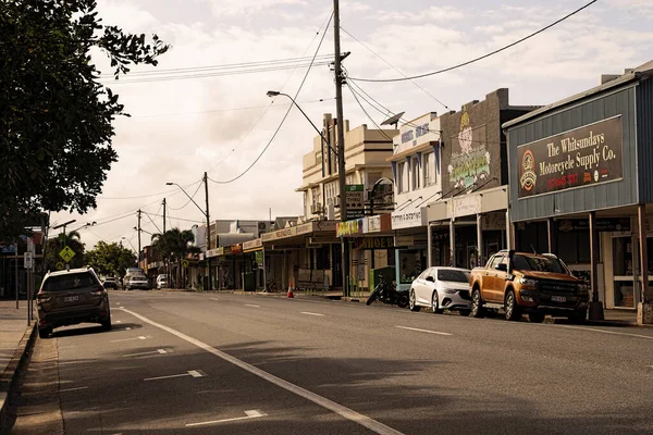 Main Street Proserpine Una Ciudad Rural Regional Puerta Entrada Los — Foto de Stock