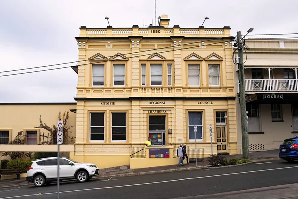 Old Heritage Listed Regional Council Chambers Built Victorian Era Gympie — 스톡 사진