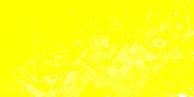 Rastgele üçgenli açık sarı vektör dokusu. Soyut tarzda, üçgen ve çizgilerle basit bir tasarım. Duvar kağıtları için desen.