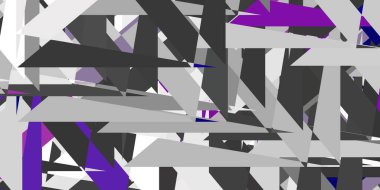 Çokgen formlu açık gri vektör arkaplanı. Üçgen şekilleri soyut bir şekilde renk değişimine sahiptir. Insperarion için tasarımı başlat.