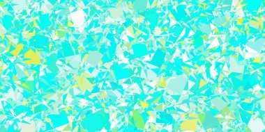 Üçgen formlu açık yeşil vektör düzeni. Renkli soyut üçgenli web materyali çizimi. Terfi modelleri.