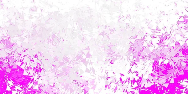 Светло Розовый Векторный Рисунок Многоугольными Формами Треугольные Фигуры Красочным Градиентом — стоковый вектор