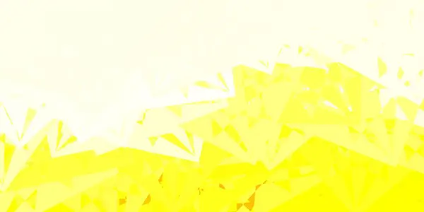 Jasnopomarańczowy Wektor Tła Trójkątami Ilustracja Abstrakcyjnymi Kolorowymi Trójkątami Łatwy Dodatek — Wektor stockowy