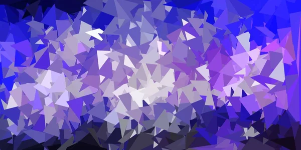 Light Purple Vector Geometric Polygonal Wallpaper Gradient Illustration Polygonal Style — Stock Vector