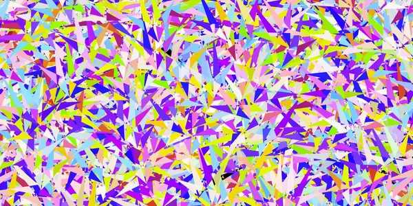 Dunkler Mehrfarbiger Vektorhintergrund Mit Dreiecken Glitzernde Abstrakte Illustration Mit Dreieckigen — Stockvektor