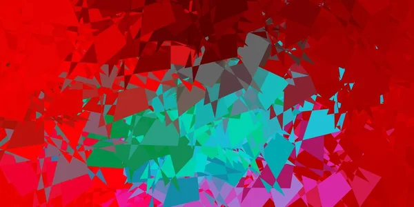 Fond Vert Clair Vecteur Rouge Avec Des Formes Aléatoires Formes — Image vectorielle