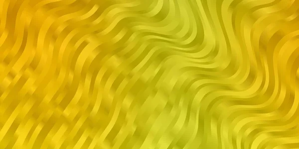 Світло Зелений Жовтий Векторний Шаблон Яскравими Лініями Абстрактна Ілюстрація Смугастими — стоковий вектор