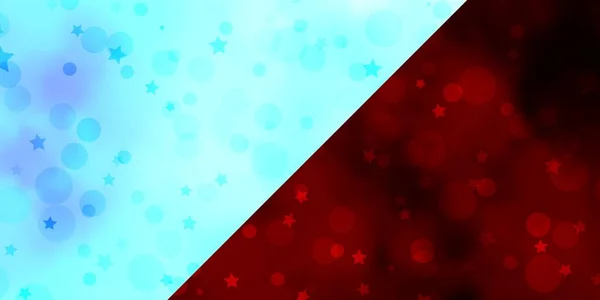 Векторная Компоновка Кругами Звездами Блестящие Абстрактные Иллюстрации Красочными Каплями Звездами — стоковый вектор