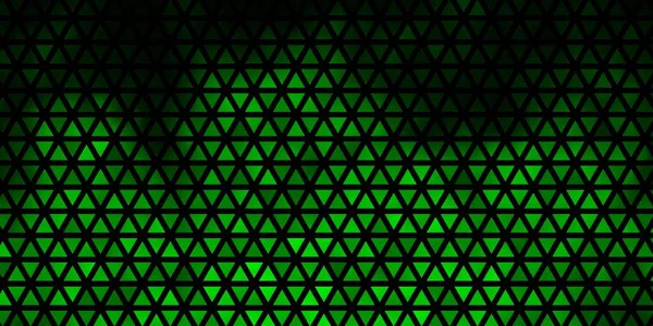ライトグリーン ポリゴナルスタイルのイエローベクトルパターン カラフルな三角形のセットでイラスト ウェブサイトのパターン — ストックベクタ