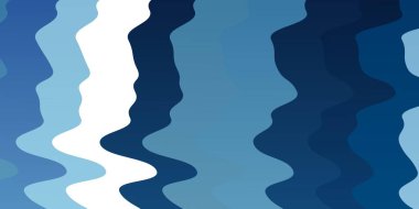 Kıvrımlı hafif Mavili vektör şablonu.