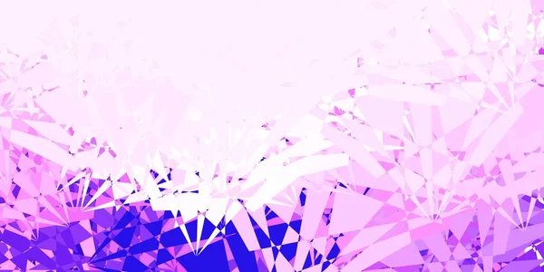 三角形の形をした薄紫のベクトルテンプレート 抽象的なカラフルな三角形のイラスト あなたのコマーシャルへの容易な付加 — ストックベクタ