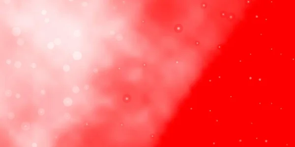 Light Red Vector Layout Bright Stars — Stock Vector