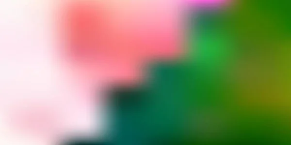 ライトブルー 緑のベクトルぼやけたレイアウト ぼかしグラデーションのカラフルな抽象イラスト Webデザイナーの背景 — ストックベクタ