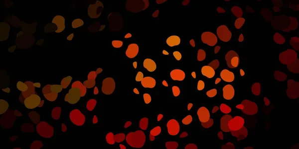 Темно Оранжевая Векторная Текстура Мемфисами Иллюстрация Красочными Формами Абстрактном Стиле — стоковый вектор