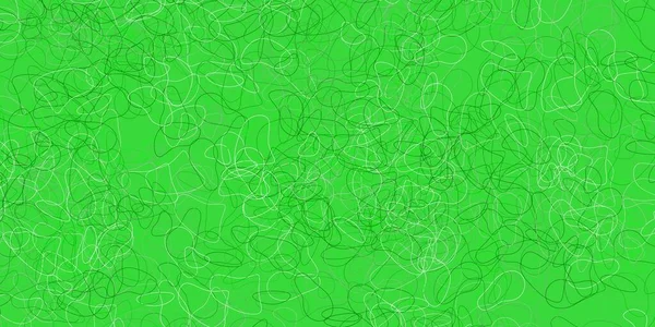 Hellgrüner Vektorhintergrund Mit Zufälligen Formen Bunte Abstrakte Formen Mit Farbverlauf — Stockvektor