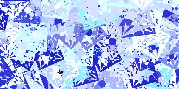Rosa Claro Patrón Vectorial Azul Con Formas Poligonales Formas Triangulares — Archivo Imágenes Vectoriales