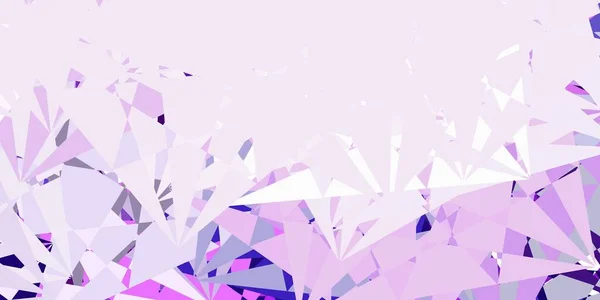 Luz Fondo Vector Púrpura Con Triángulos Diseño Simple Estilo Abstracto — Vector de stock