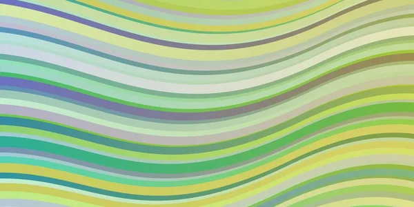 Светлый Многоцветный Векторный Фон Изогнутыми Линиями Абстрактная Иллюстрация Бандитскими Линиями — стоковый вектор