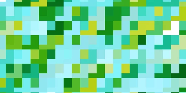 Hellblaue Grüne Vektortextur Rechteckigen Stil — Stockvektor