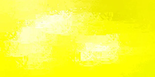 Luz Fundo Vetor Amarelo Com Formas Poligonais Formas Triangulares Com —  Vetores de Stock