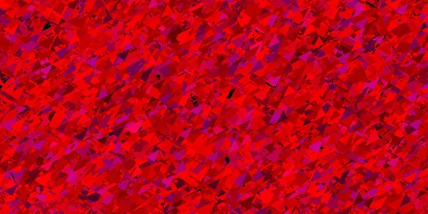 Donkerpaarse Roze Vectortextuur Met Willekeurige Driehoeken Slimme Abstracte Illustratie Met — Stockvector