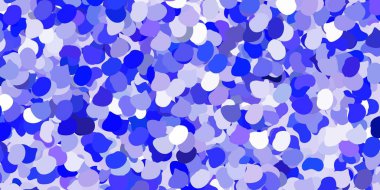 Rastgele biçimlerde açık mor vektör arkaplanı. Basit gradyan şekilli renkli bir çizim. Reklamlarınız için modern tasarım.