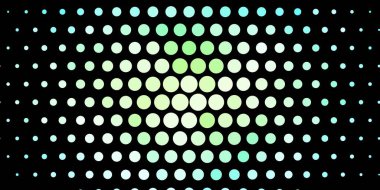 Daireli koyu mavi vektör arkaplanı.