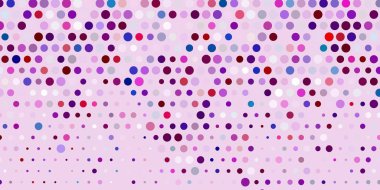 Açık pembe, daire şekilli yeşil vektör düzeni. Basit gradyan arkaplandaki soyut renkli diskler. Broşürler, broşürler için desen.