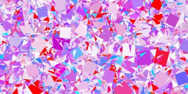 Açık mavi, rastgele üçgenli sarı vektör dokusu. Modern tarzda üçgen şekilli akıllı soyut çizimler. Reklamlarınıza basit bir ekleme..