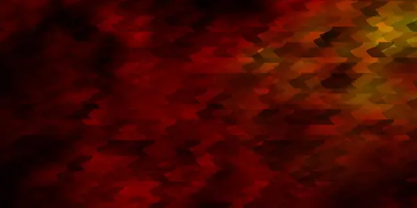 Світло Червоний Жовтий Векторний Малюнок Квадратному Стилі Абстрактна Градієнтна Ілюстрація — стоковий вектор