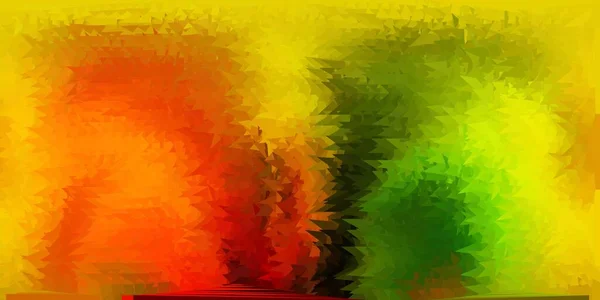 Hellgrünes Gelbes Geometrisches Polygonales Vektorlayout Dekorative Bunte Illustration Mit Abstrakten — Stockvektor