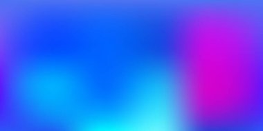 Koyu pembe, mavi vektör bulanık desenli. Görüntü stili ve gradyan ile soyut renkli resimleme. İniş sayfaları tasarımı.