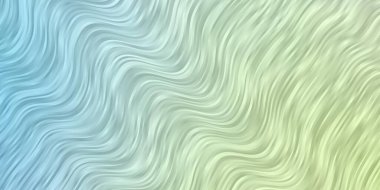 Açık Mavi, dairesel yay ile yeşil vektör düzeni.