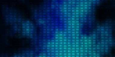 Kare şeklinde koyu mavi vektör deseni. Renkli dikdörtgenlerle soyut gradyan çizimi. İş tanıtımınız için tasarım.