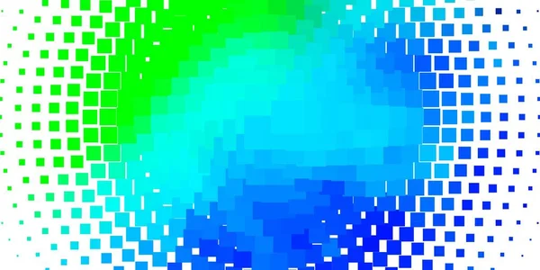 Светло Синий Зеленый Векторный Шаблон Прямоугольниках — стоковый вектор