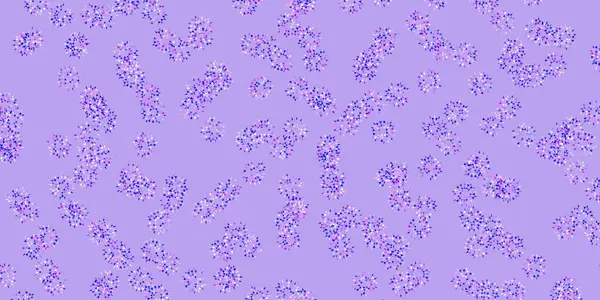 Bleu Clair Vecteur Jaune Mise Page Naturelle Avec Des Fleurs — Image vectorielle
