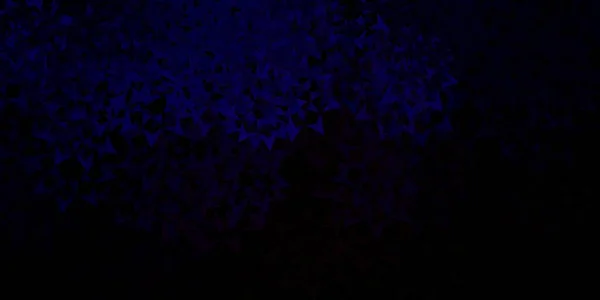 Темно Синий Векторный Фон Треугольниками Треугольники Абстрактном Фоне Красочным Градиентом — стоковый вектор