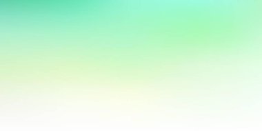 Açık yeşil vektör soyut bulanık arkaplan. Bulanık gradyanı olan renkli soyut çizimler. Çok amaçlı uygulama tasarımı.