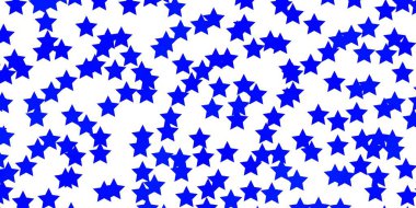 Soyut yıldızlı hafif BLUE vektör deseni.