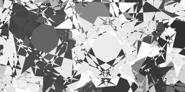 Üçgen formlu açık gri vektör düzeni. Üçgen şekilli, şekilli muhteşem soyut çizimler. Reklamlar için şablon.