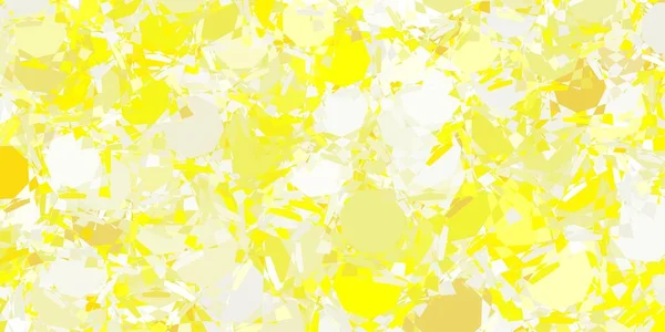三角形の形をした明るい黄色のベクトルレイアウト 抽象的なスタイルでカラフルなグラデーションを持つ三角形の形 あなたのコマーシャルへの容易な付加 — ストックベクタ