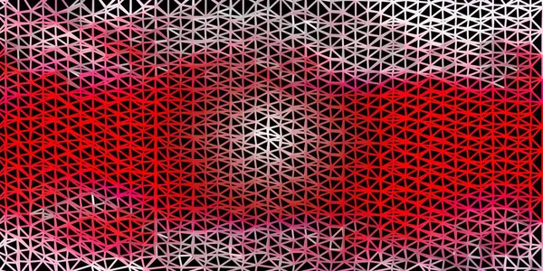 Ανοιχτό Κόκκινο Διανυσματικό Τρίγωνο Ψηφιδωτό Φόντο Αφηρημένη Απεικόνιση Κομψά Τρίγωνα — Διανυσματικό Αρχείο
