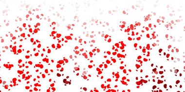 Memphis şekilli açık kırmızı vektör dokusu. Soyut tarzda, gradyan formlarda basit tasarım. Duvar kağıdı seti için zarif tasarım.