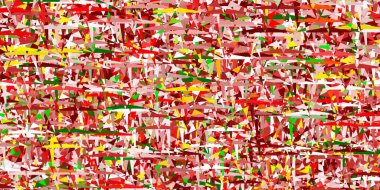 Açık yeşil, kırmızı vektör düzeni çizgiler, üçgenler. Renkli üçgenli modern soyut illüstrasyon. İniş sayfası için modern şablon.