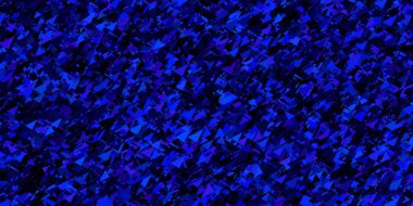 Koyu pembe, mavi üçgen arka plan. Üçgen şekilleri soyut bir şekilde renk değişimine sahiptir. Duvar kağıtları için desen.