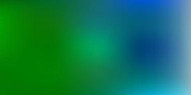 Açık mavi, yeşil vektör soyut bulanık şablon. Bulanık gradyan ile soyut renkli çizim. Web siteleri için akıllı desen.